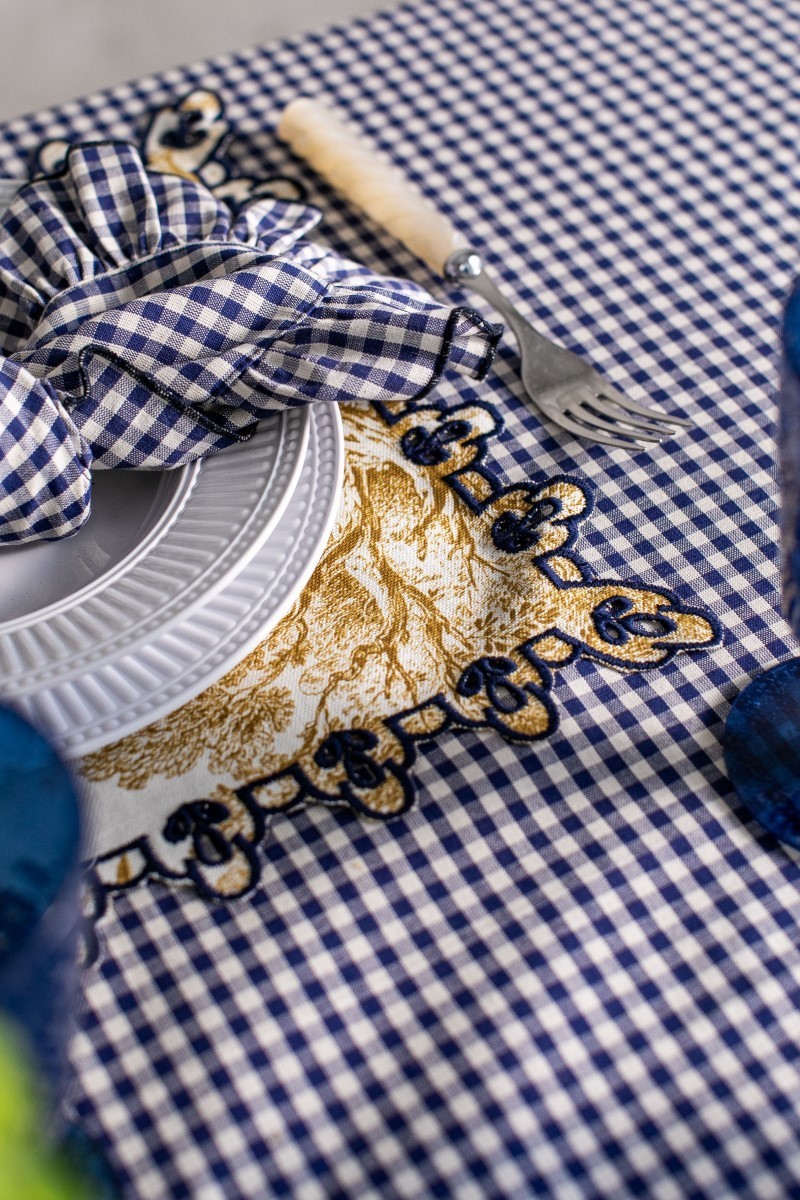 Amalfi Placemat in Stain Resistant Cotton
