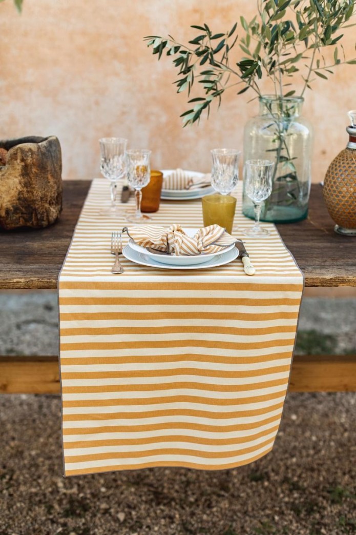 Chemin de table Filo en coton 