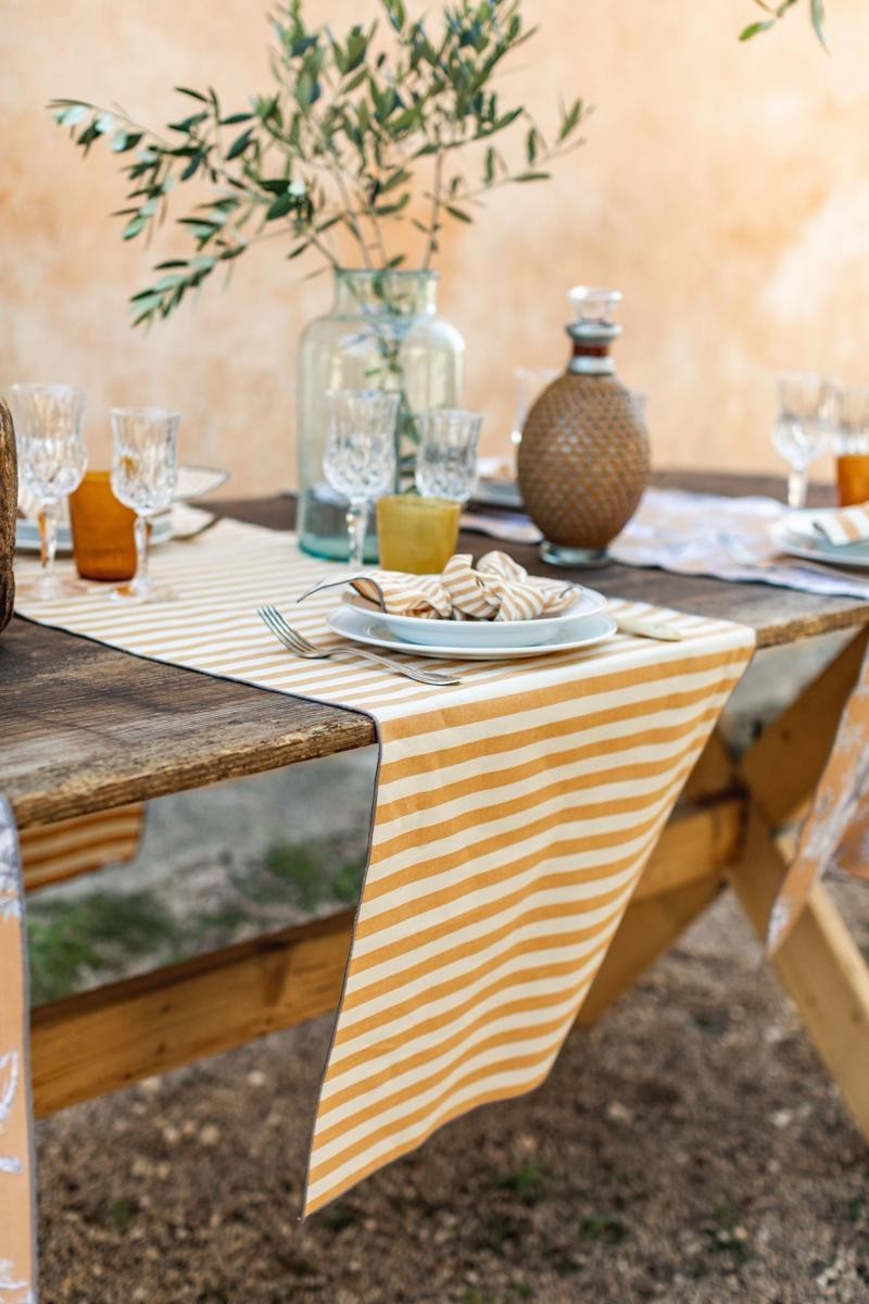 Stain Resistant Cotton Filo Runner