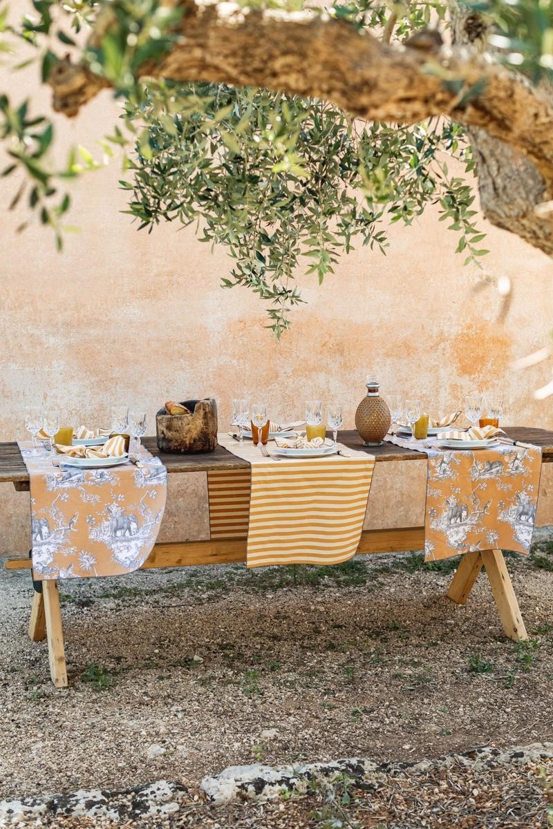 Chemin de table Filo en coton 