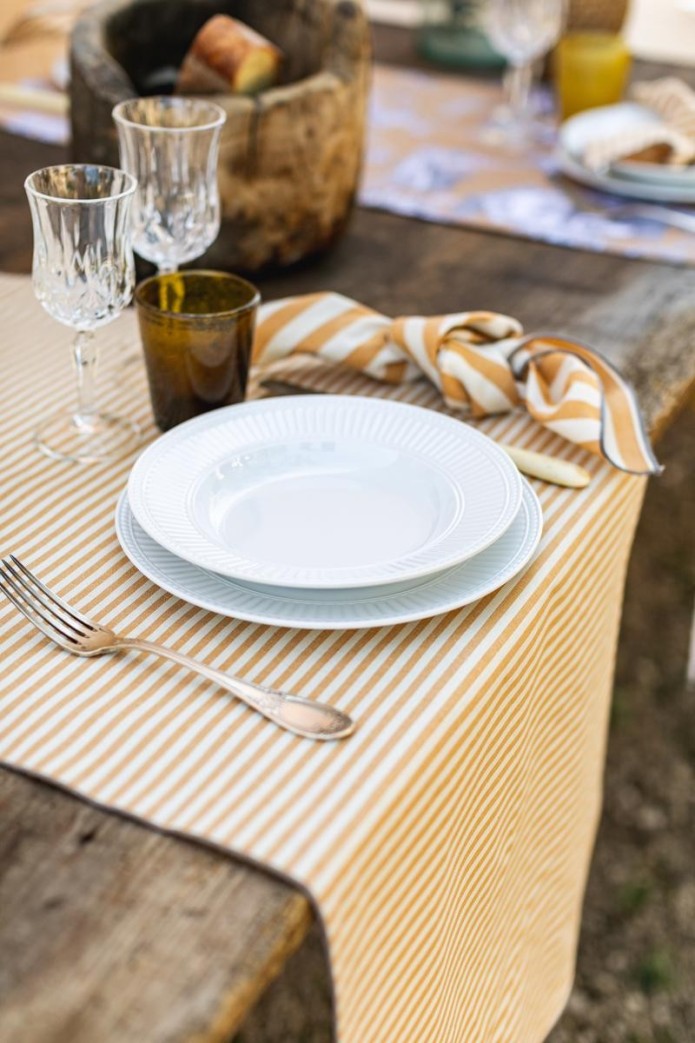 Chemin de table Filo en coton 