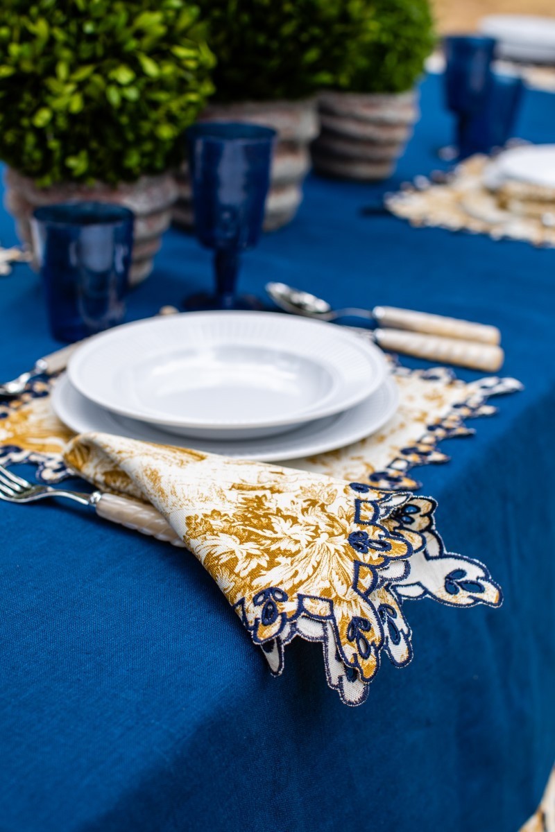 Amalfi Placemat in Stain Resistant Cotton