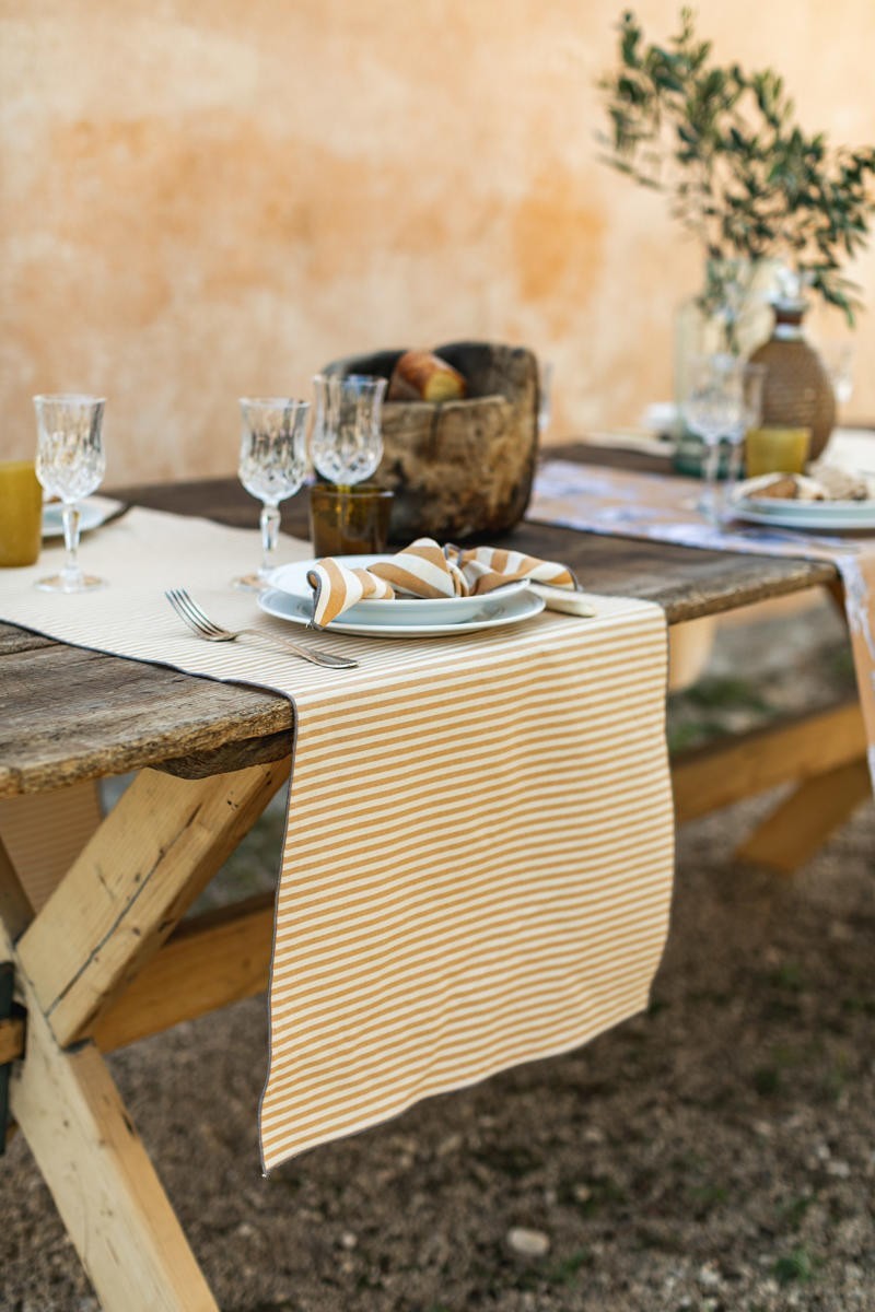 Stain Resistant Cotton Filo Runner