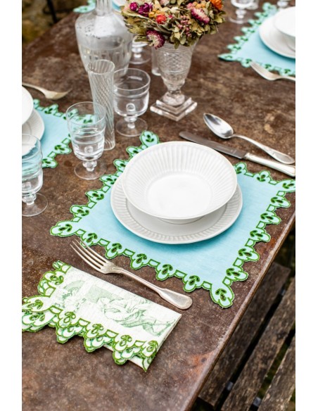 Amalfi Placemat in Stain Resistant Linen
