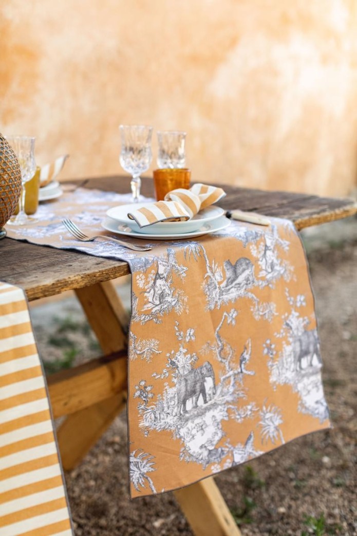Chemin de table Filo en coton  2