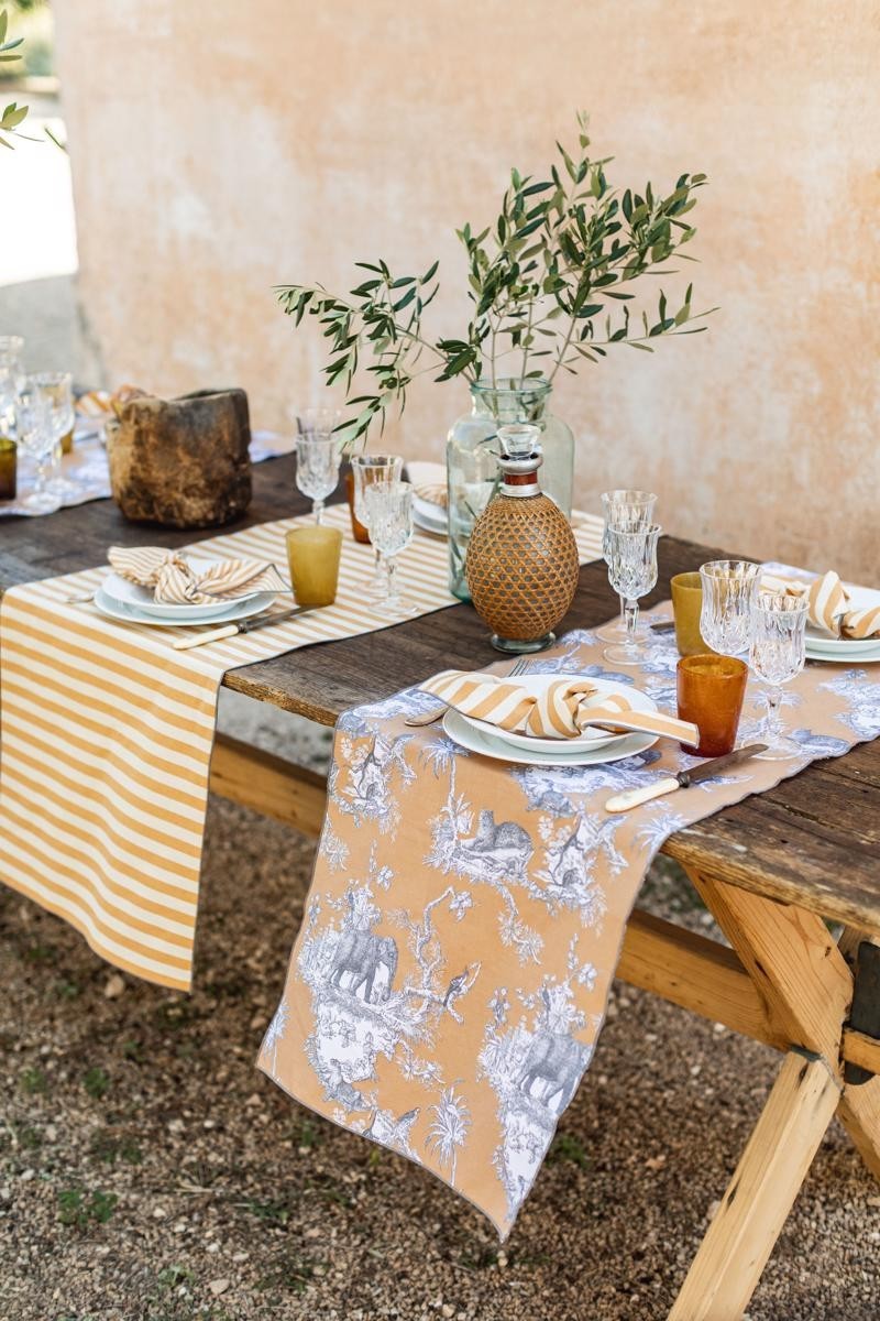 Chemin de table Filo en coton 