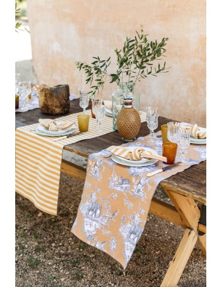 Chemin de table Filo en coton 