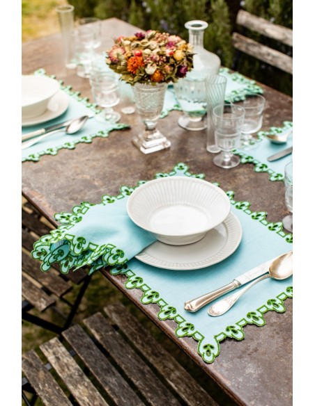 Amalfi Placemat in Stain Resistant Linen