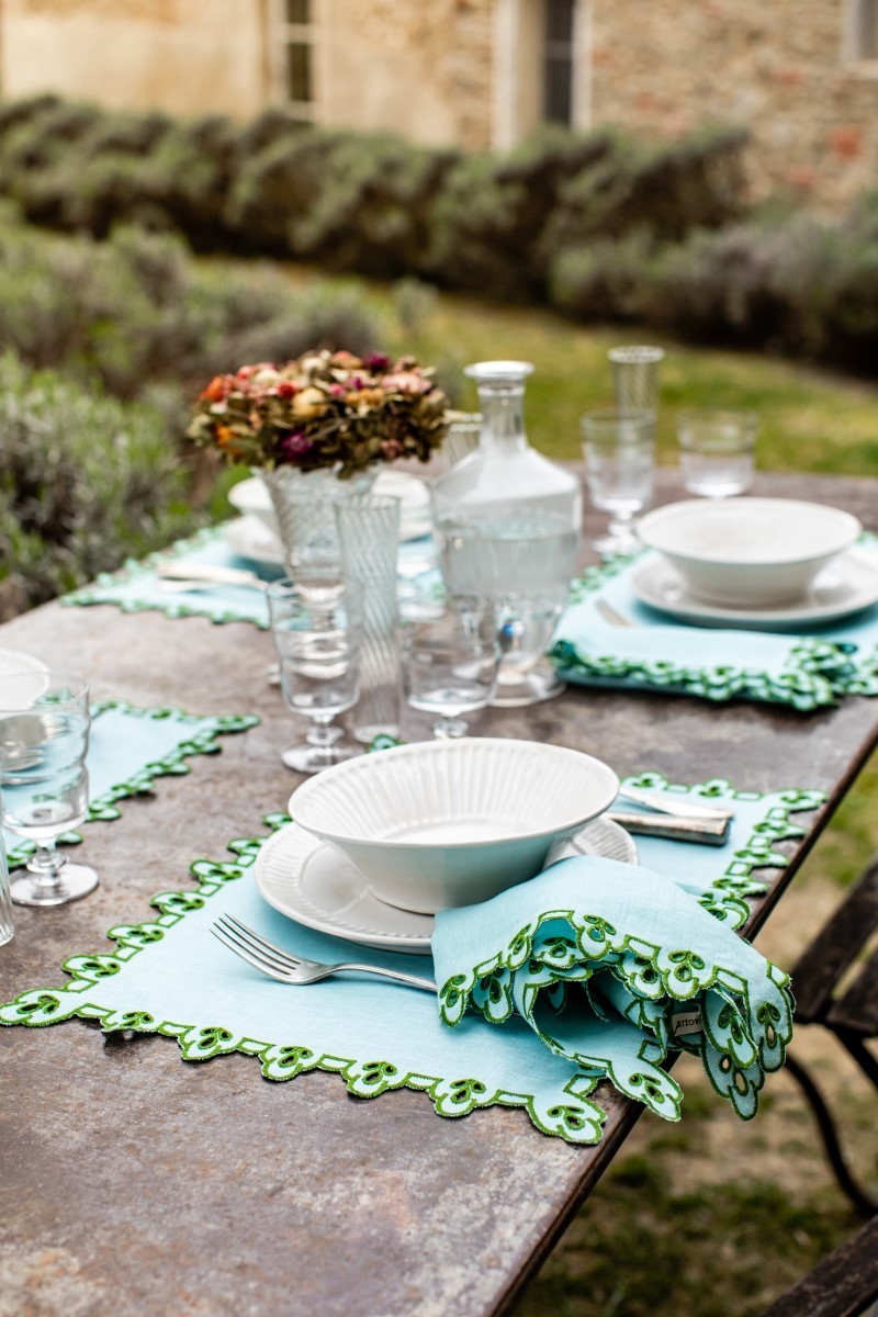 Amalfi Placemat in Stain Resistant Linen