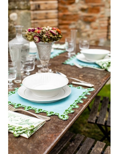 Amalfi Placemat in Stain Resistant Linen