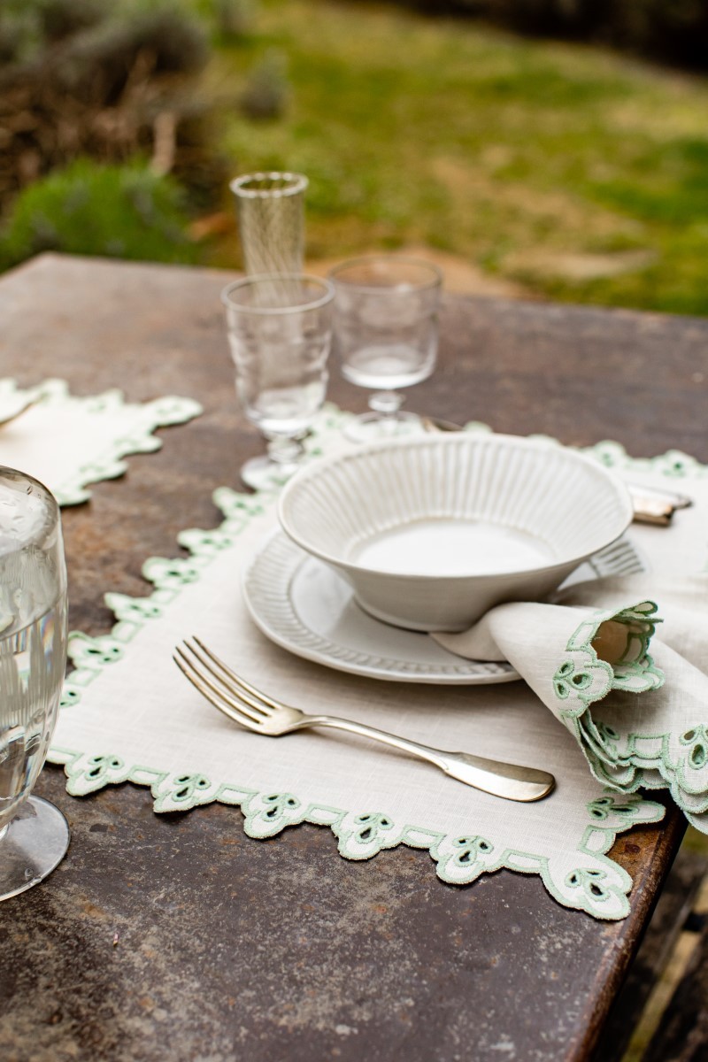 Amalfi Placemat in Stain Resistant Linen