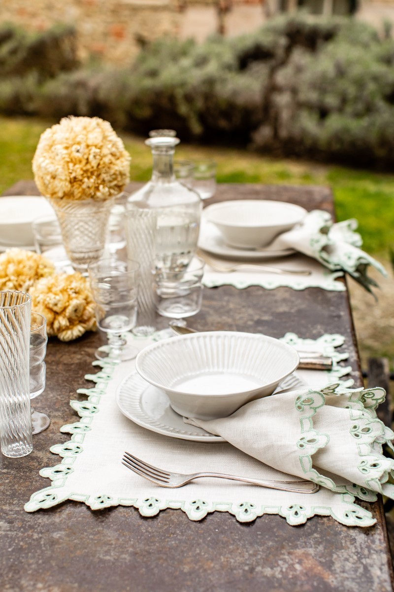 Amalfi Placemat in Stain Resistant Linen