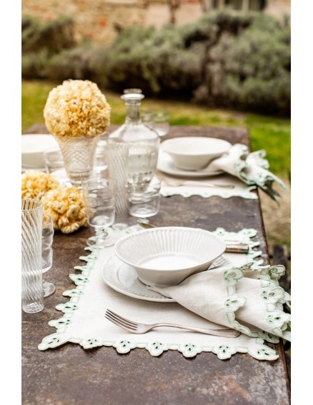 Set de table Amalfi en lin antitache