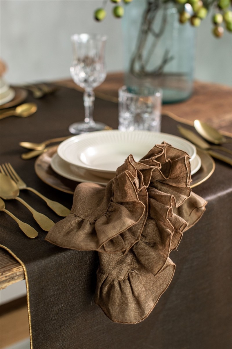 Stain Resistant Linen Runner