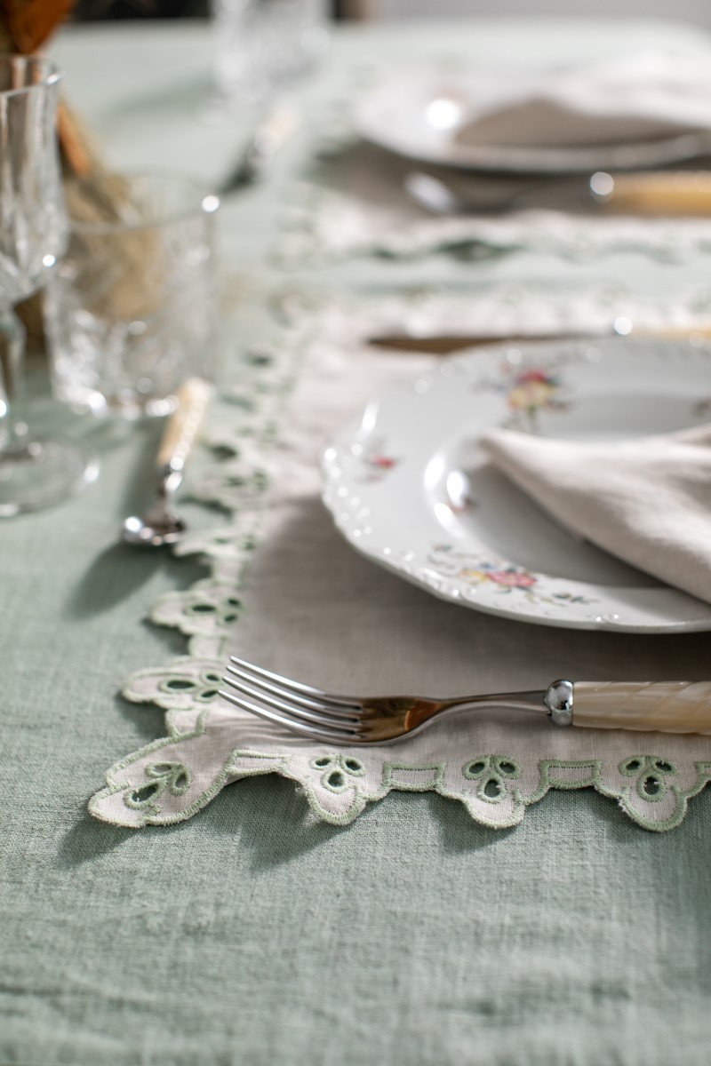 Set de table Amalfi en lin antitache