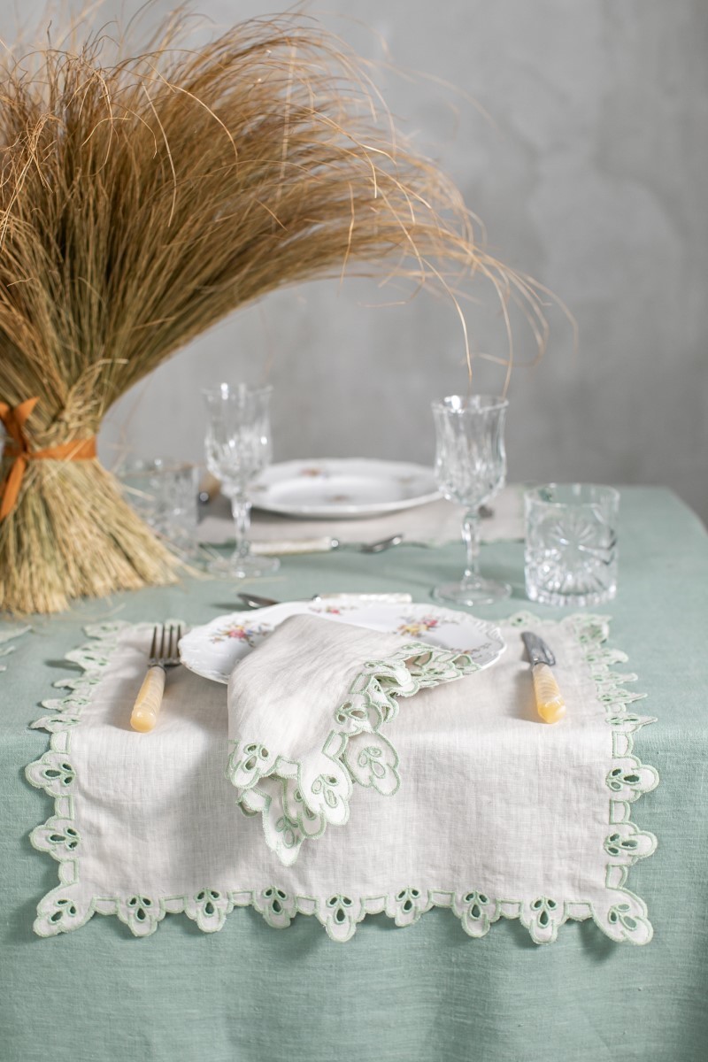 Set de table Amalfi en lin antitache