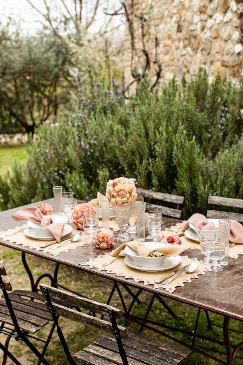 Set de table Amalfi en lin antitache