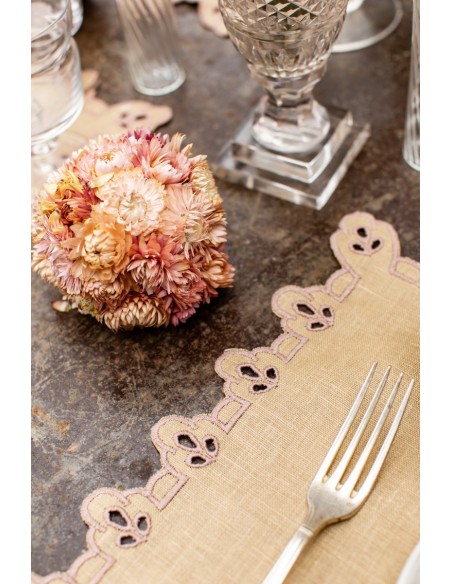 Set de table Amalfi en lin antitache