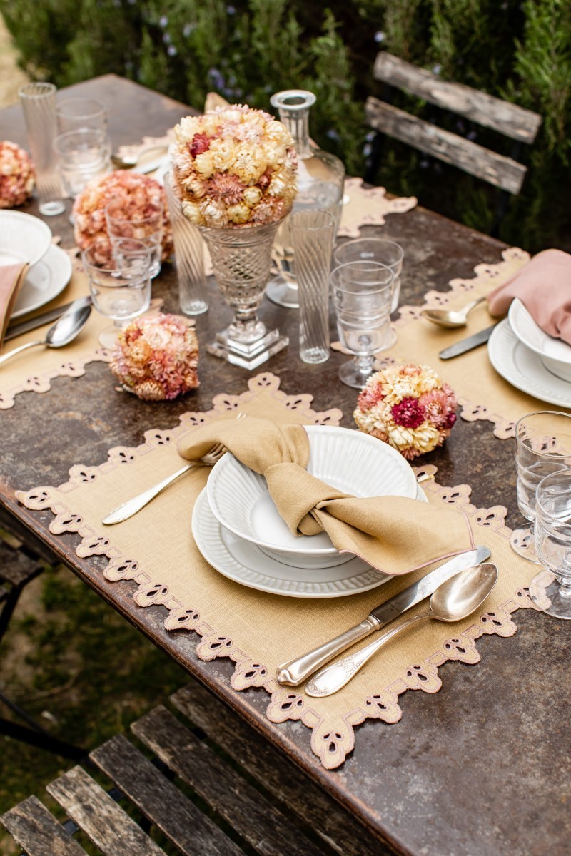 Amalfi Placemat in Stain Resistant Linen