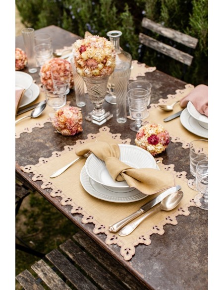 Set de table Amalfi en lin antitache