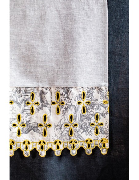 Amalfi Runner in Stain Resistant Linen