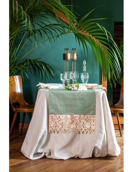 Amalfi Runner in Stain Resistant Linen