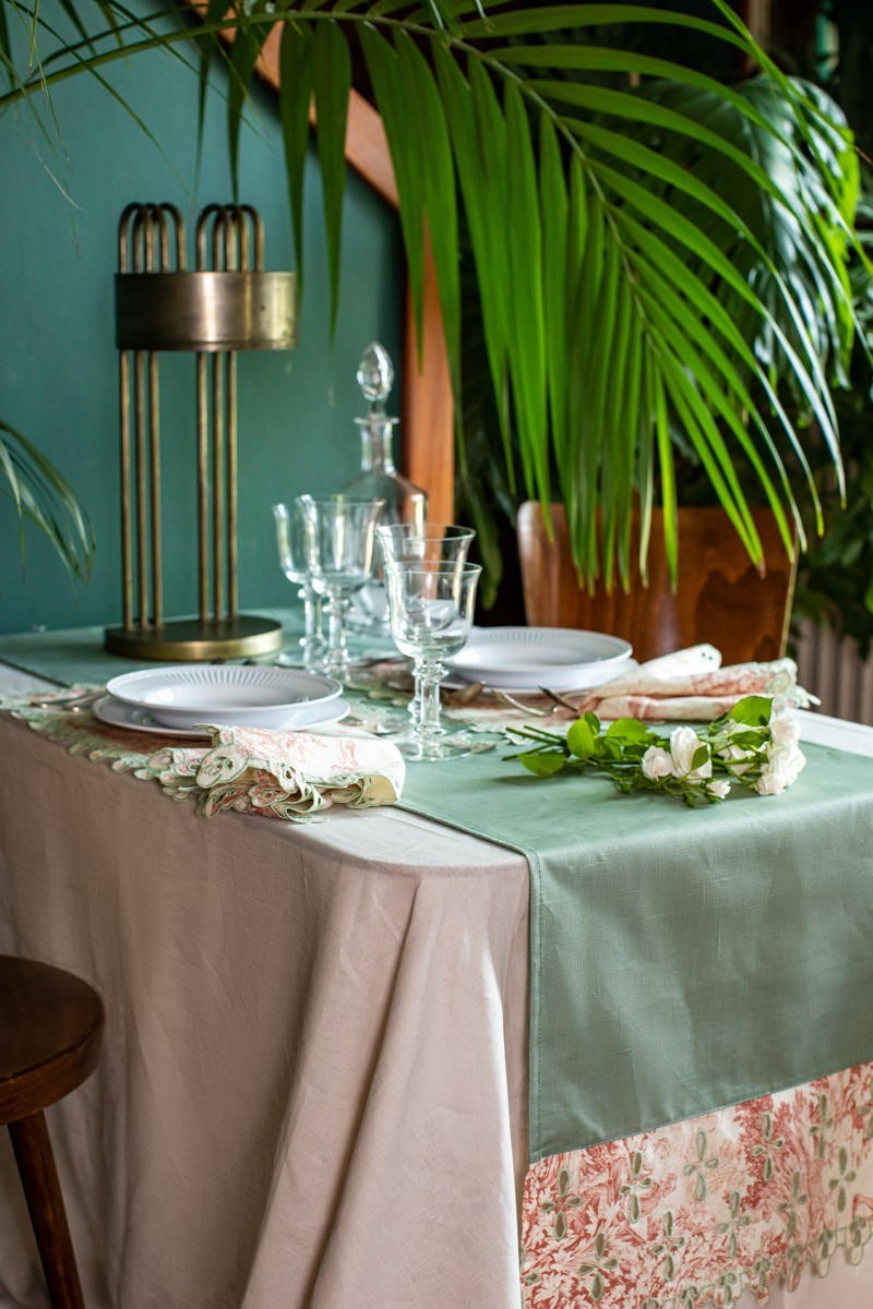 Amalfi Runner in Stain Resistant Linen