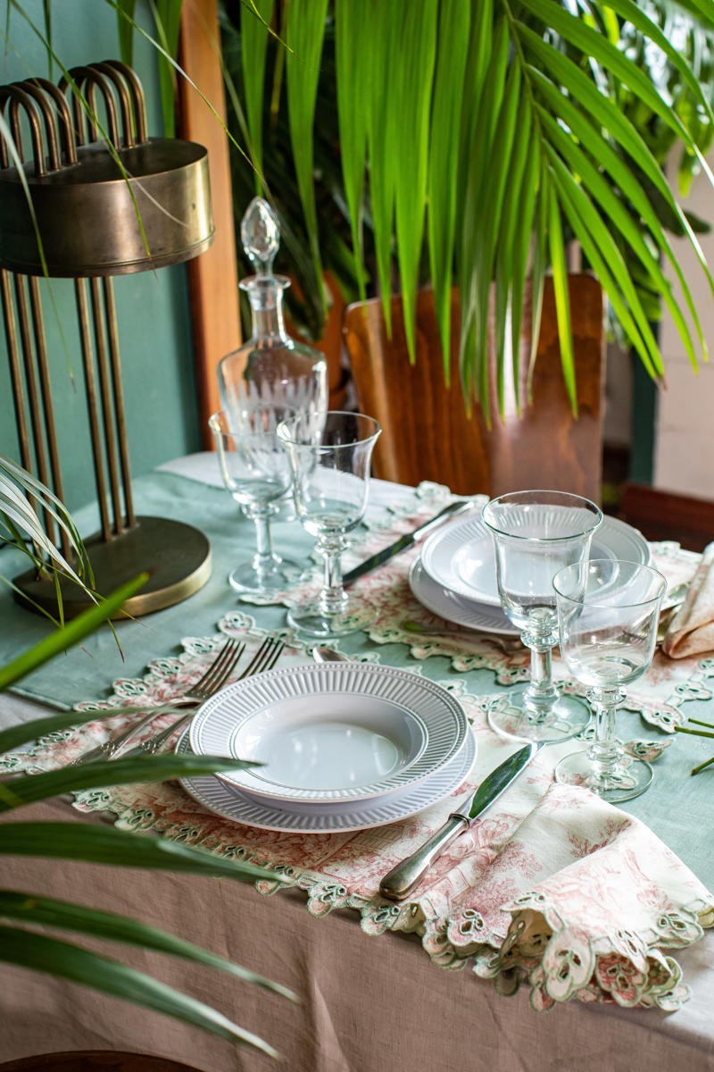 Amalfi Runner in Stain Resistant Linen