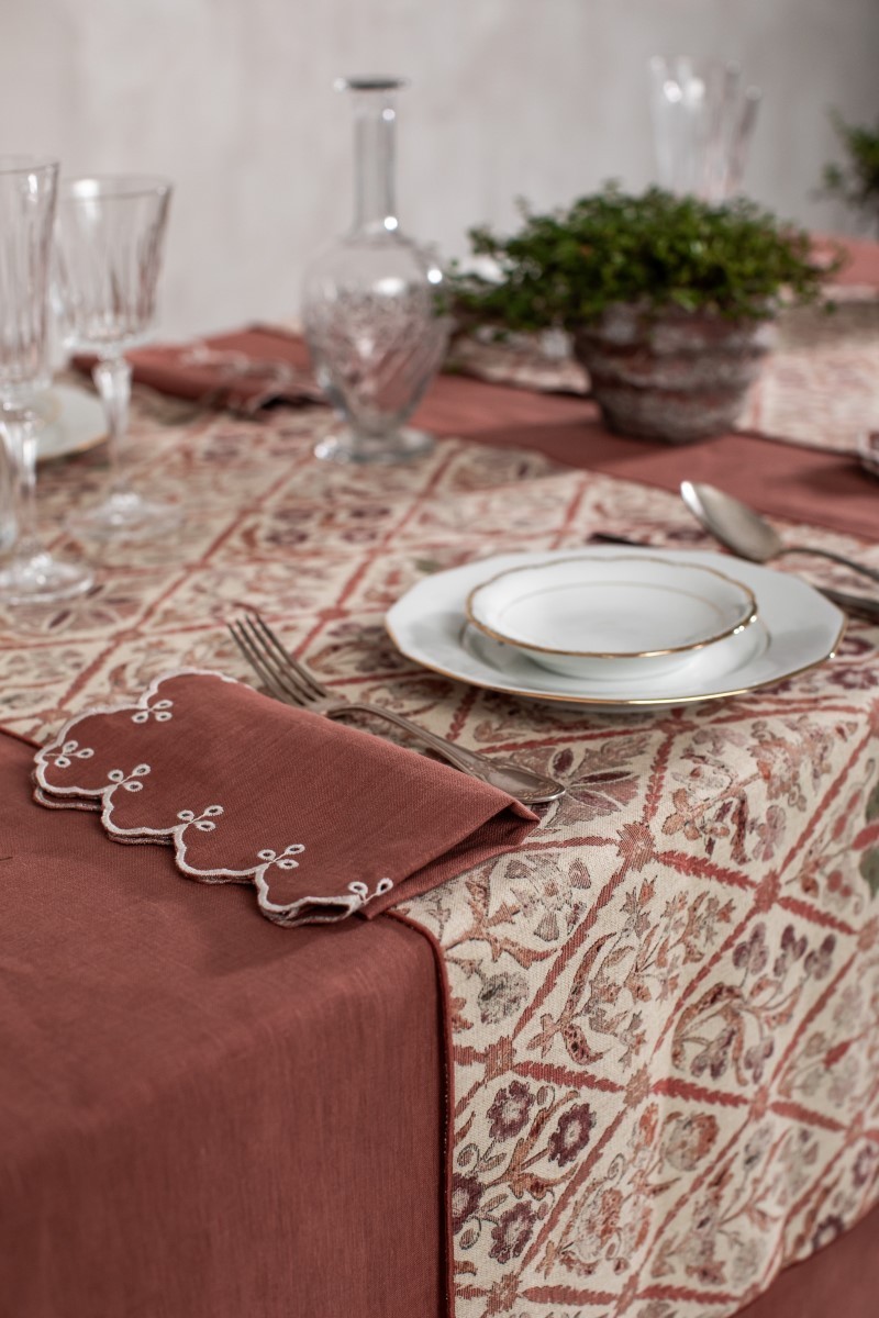 Chemin de table Filo de coton