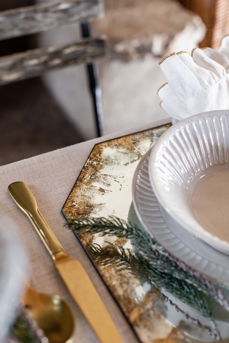 Sottopiatto Octo in Vetro