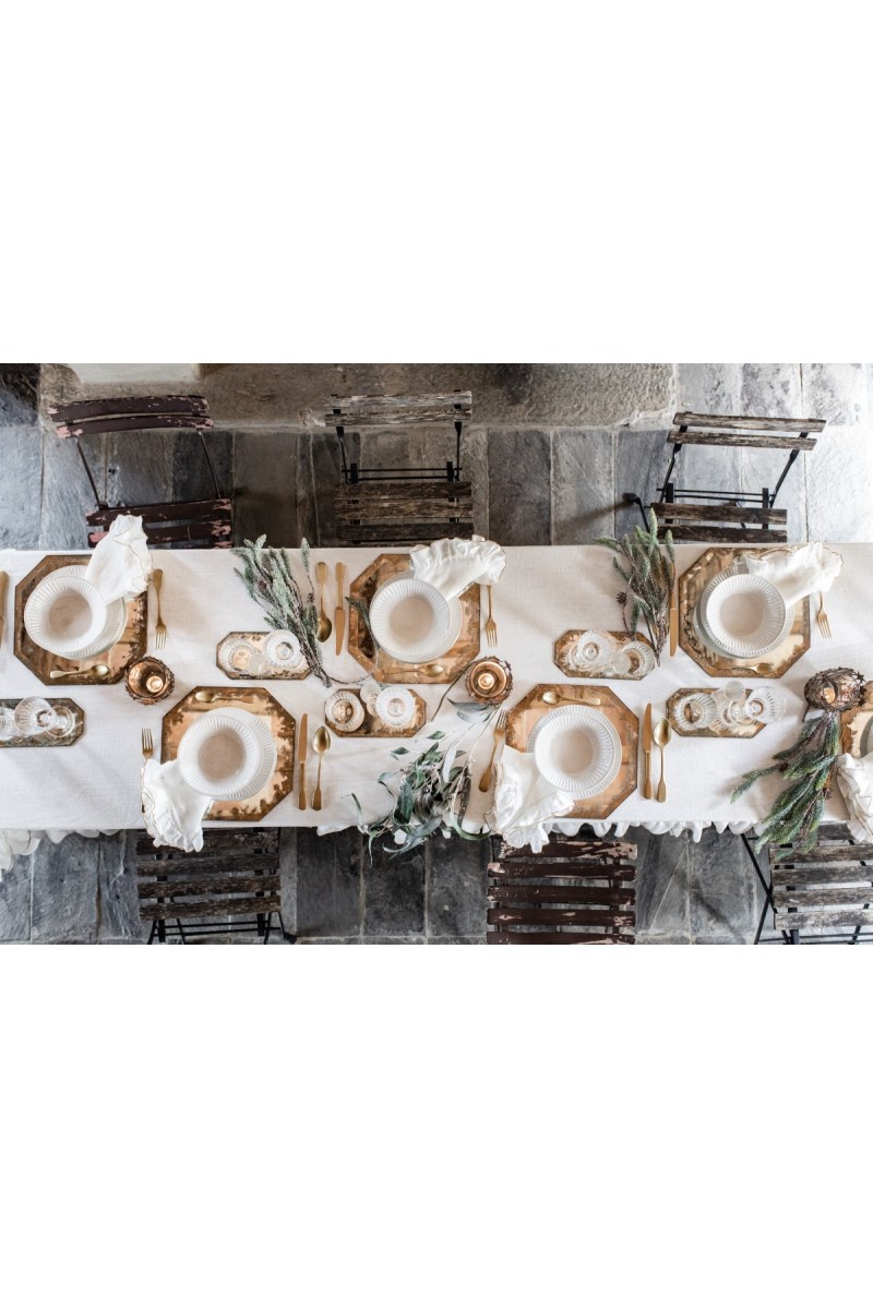 Sottopiatto Octo in Vetro