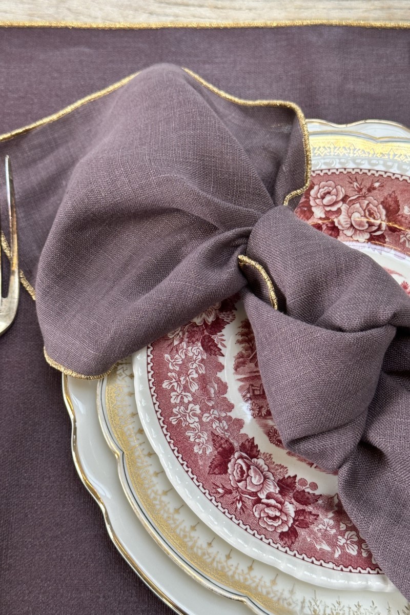 Serviette en lin Filo