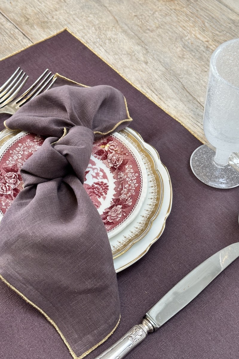 Serviette en lin Filo