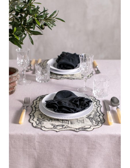 Set de table Firenze en coton enduit