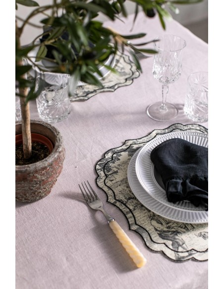 Set de table Firenze en coton enduit