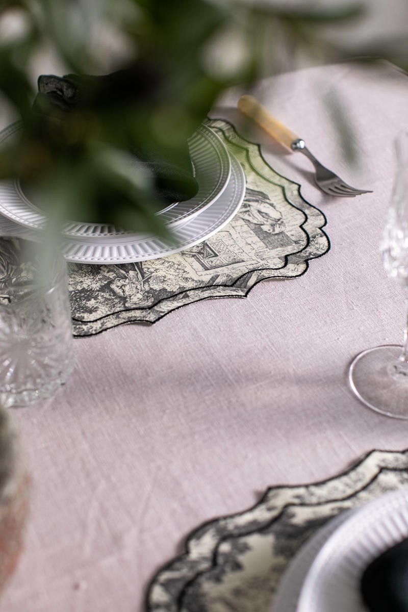 Set de table Firenze en coton enduit