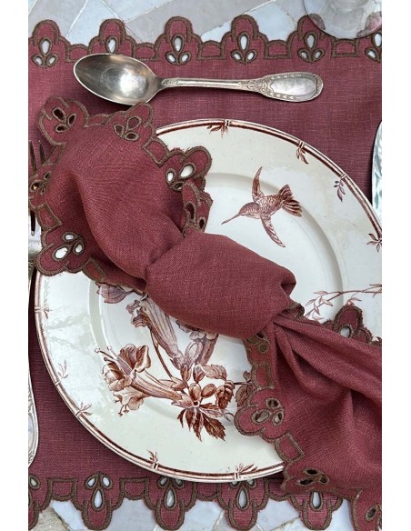 Serviette de table en lin Amalfi