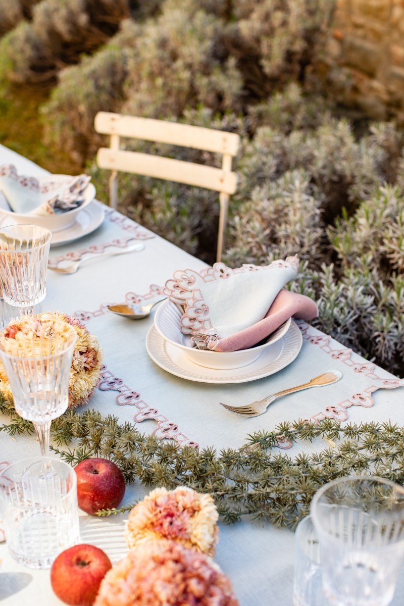 Serviette de table en lin Amalfi