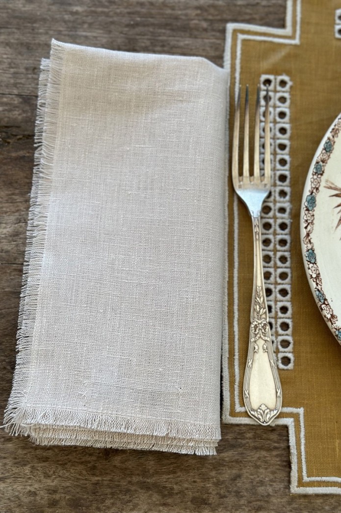Serviette de table en lin Evelina 2