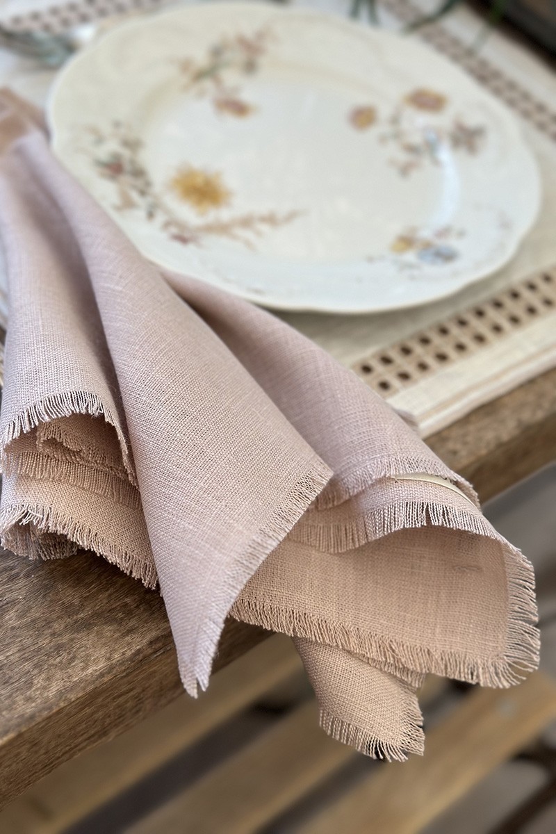 Serviette de table en lin Evelina