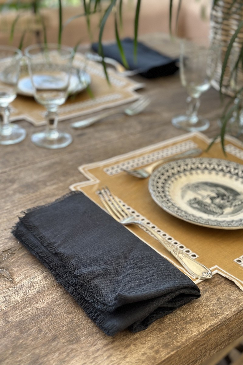 Serviette de table en lin Evelina