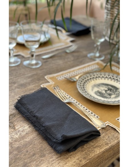 Serviette de table en lin Evelina