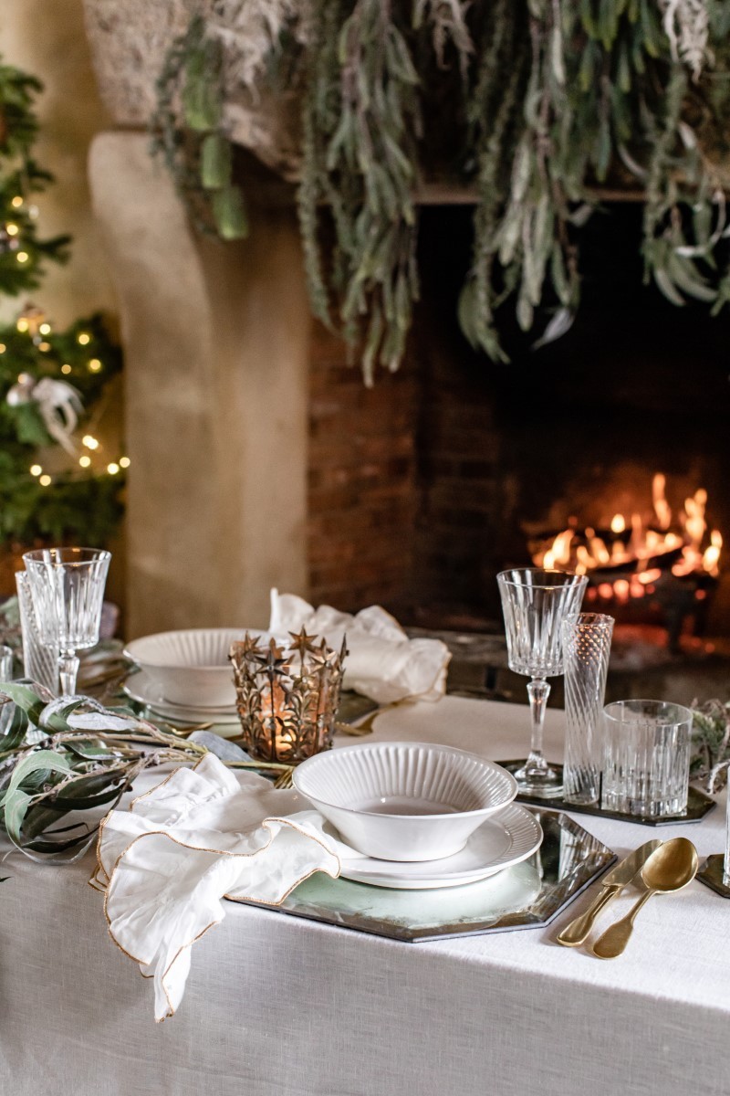 Gitane Napkin in Linen and Lurex