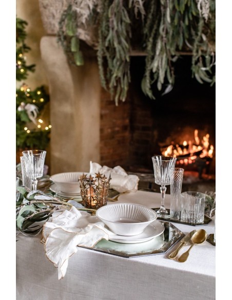 Gitane Napkin in Linen and Lurex