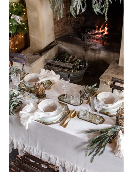 Gitane Napkin in Linen and Lurex