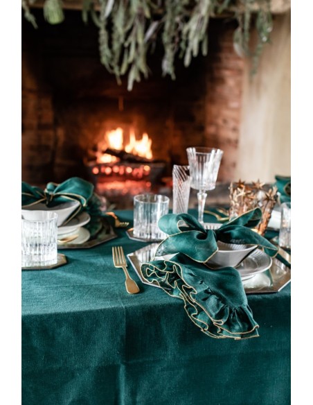 Gitane Napkin in Linen and Lurex