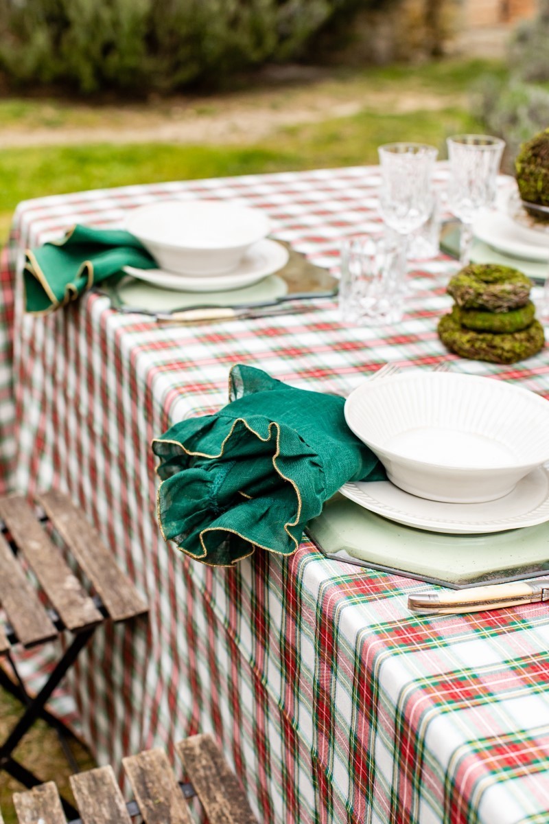 Gitane Napkin in Linen and Lurex