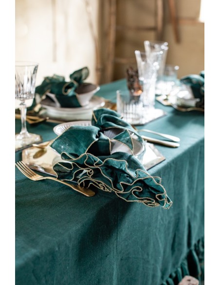 Gitane Napkin in Linen and Lurex