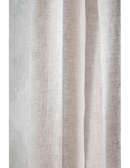 Rideau de gaze en pur lin