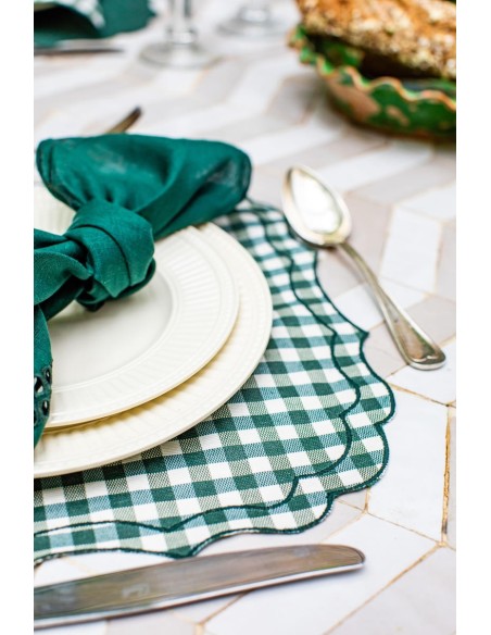 Set de table Firenze en coton enduit